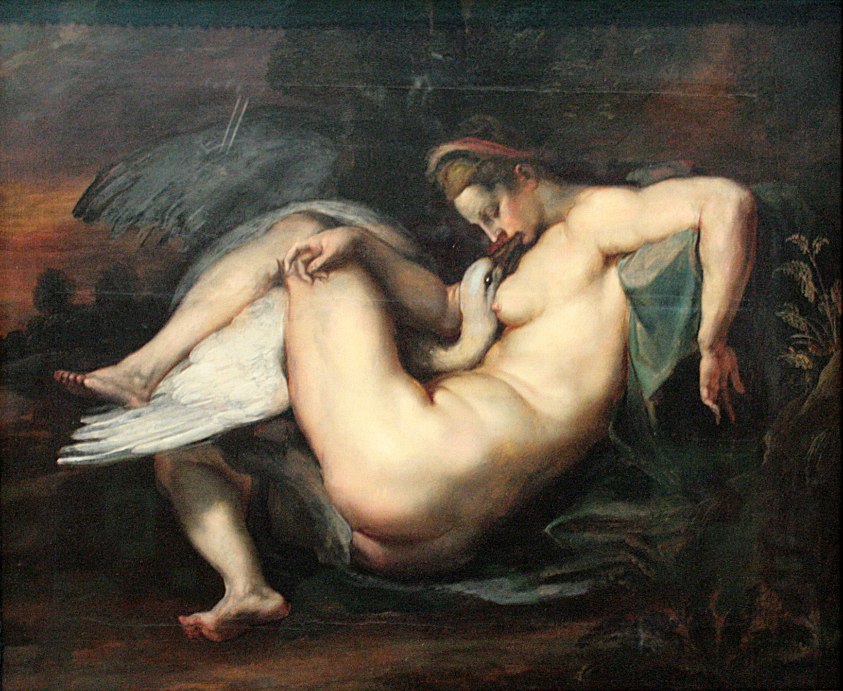 Leda and Zeus-Swan