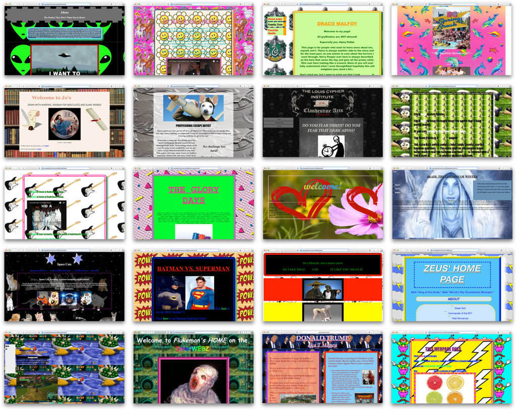 Ugly 90s Webpages