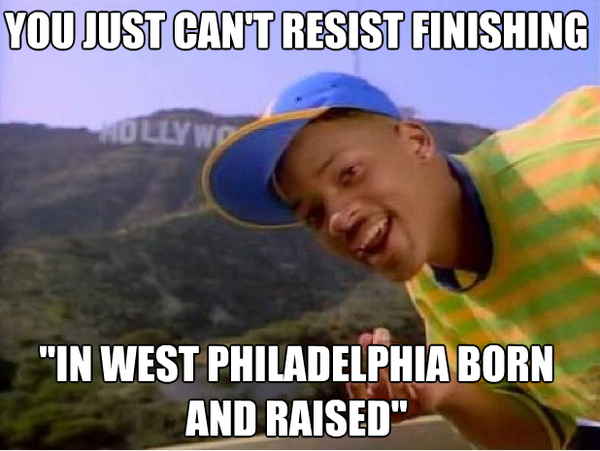 You love Fresh Prince