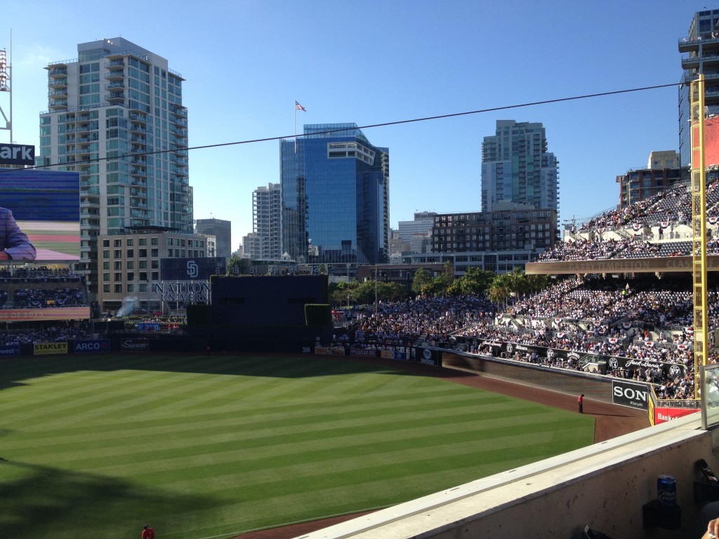 Hard to beat the view at Petco.